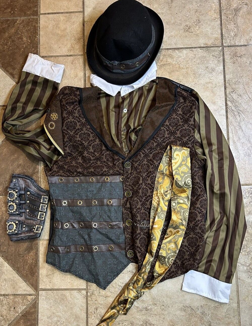 Spirit Halloween Adult Dapper Steampunk Halloween Costume Men's Large X Large